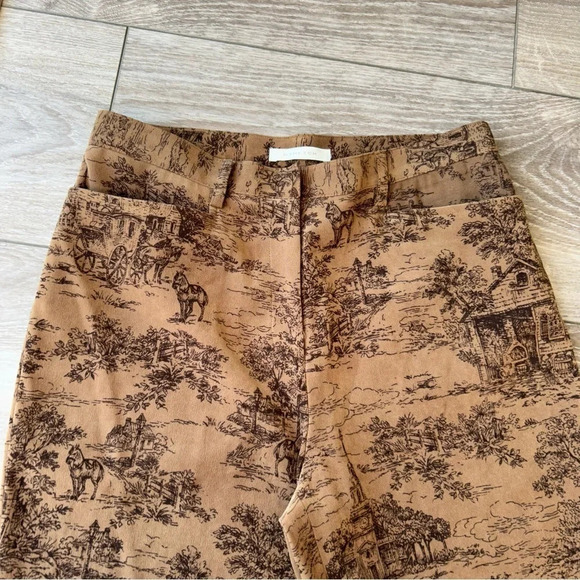 Jones New York Sport Vintage  Countryside Pattern Stretch Trouser Pants - Picture 2 of 13